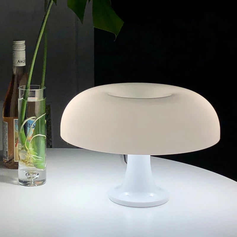 White Mushroom Table Lamp
