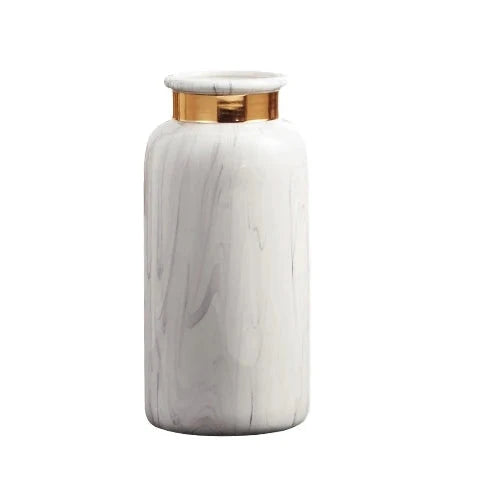 Ceramic Gold Trim Vase