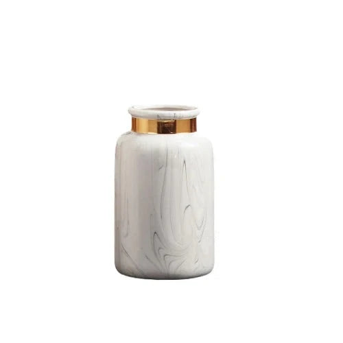 Ceramic Gold Trim Vase