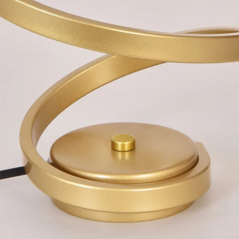 Modern Swirl Lamp