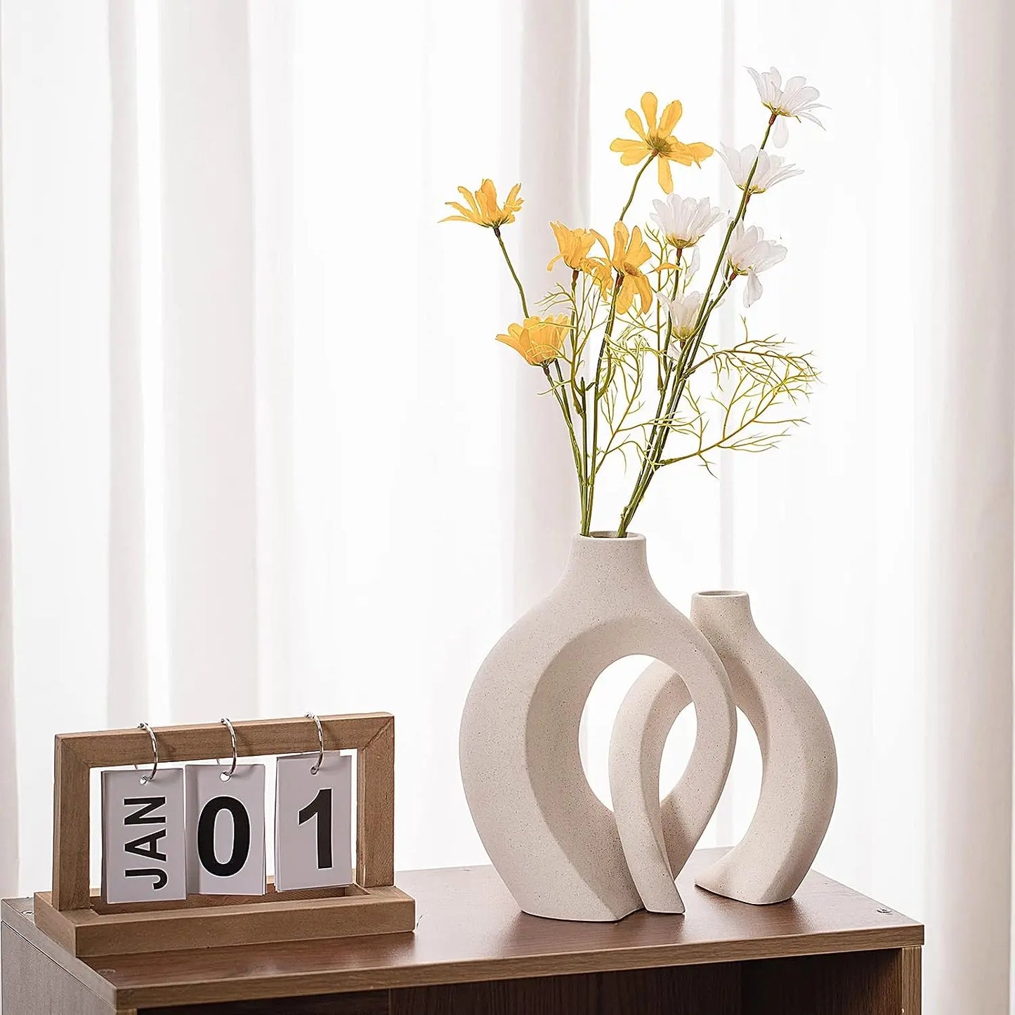 Unique Set of Ceramic Vases