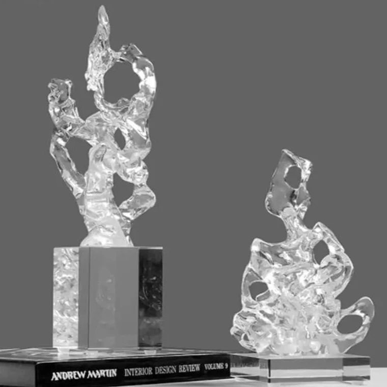 Transparent Crystal Statue