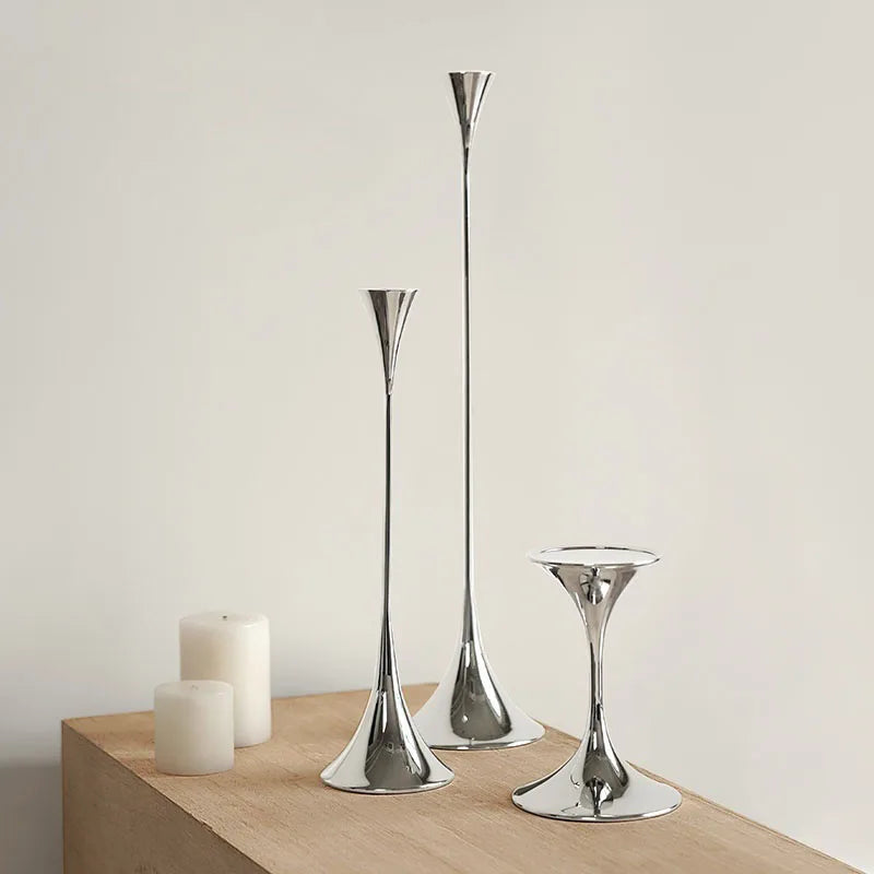 Set of 3 Modern Candleholder
