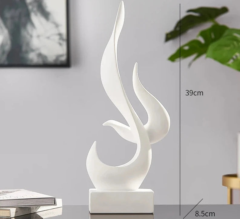 White Decoration Abstract Art