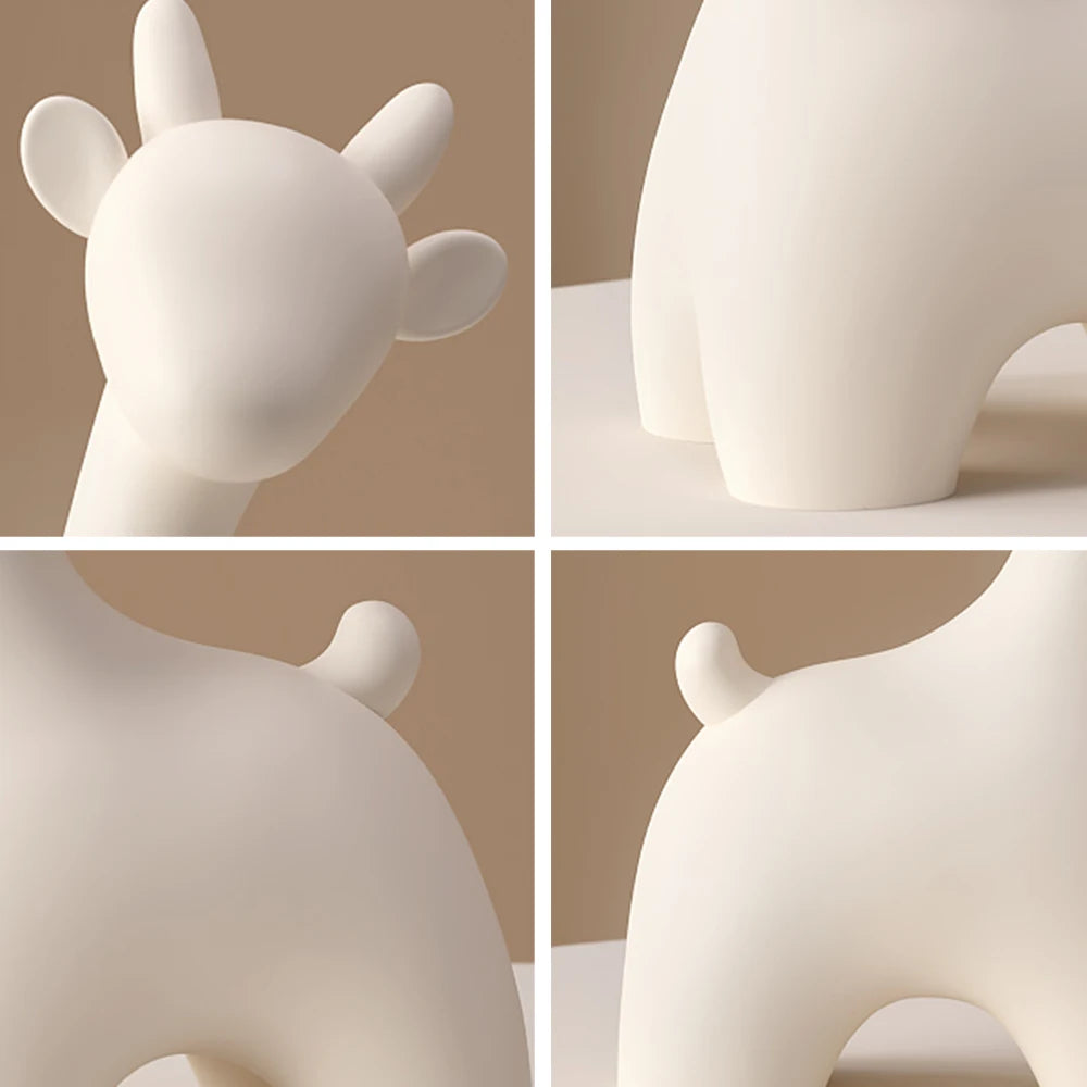 Adorable Giraffe Statue Detail