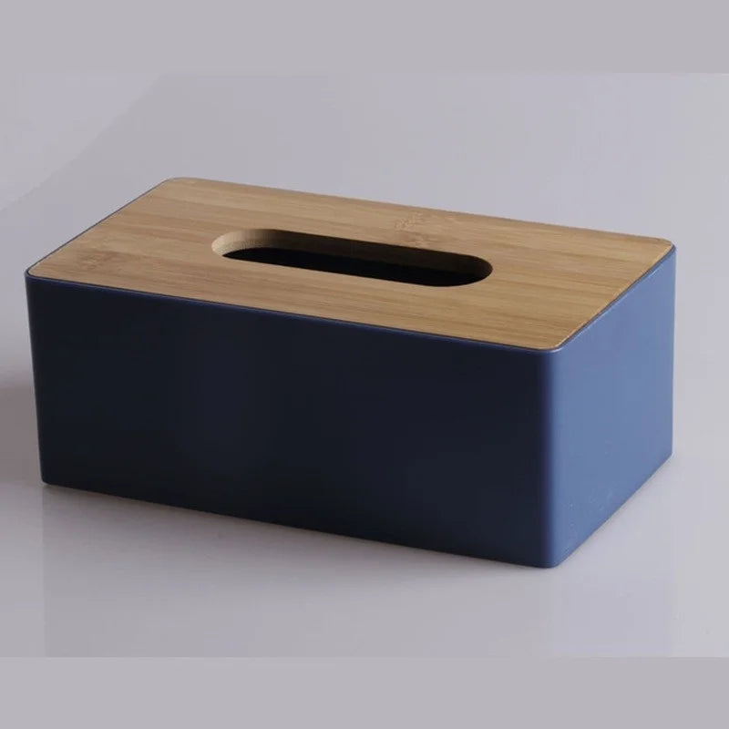 Navy Blue Tissue Napkin Holder