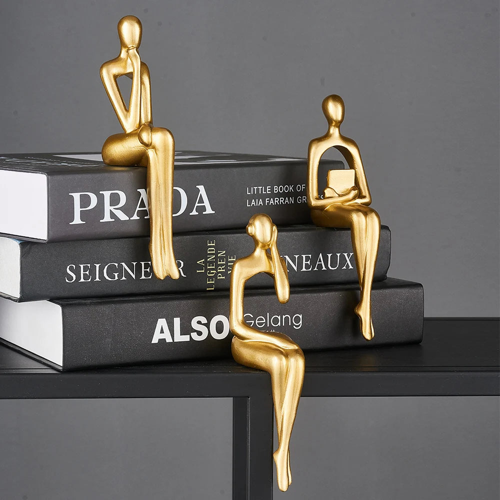 Abstract Thinker Statues