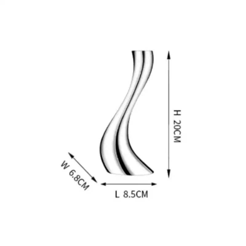 Swan Neck Candlestick