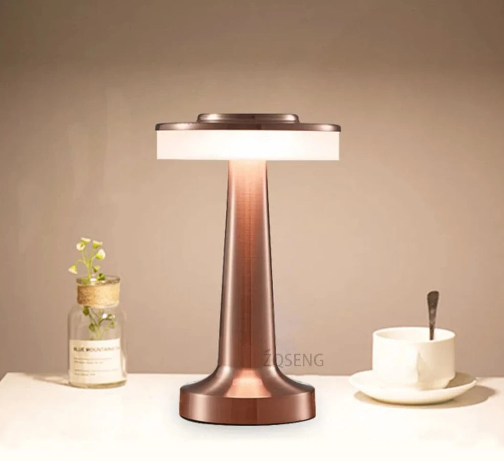 Rose Gold Retro Table Lamp