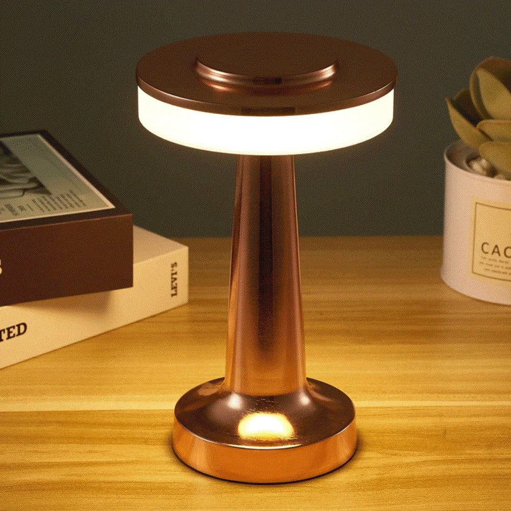 Rose Gold Retro Table Lamp