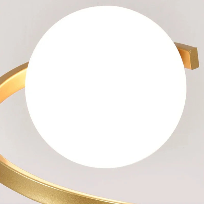 Modern Swirl Lamp
