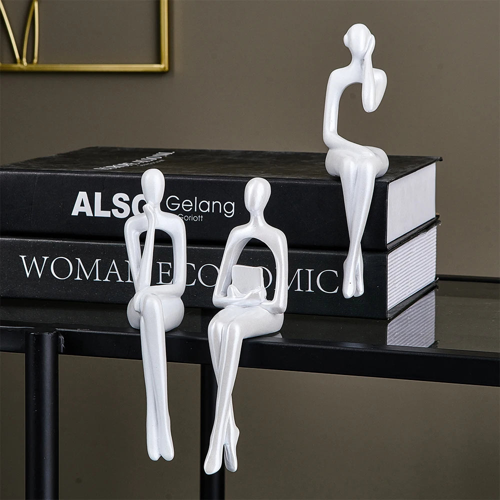 Abstract Thinker Statues