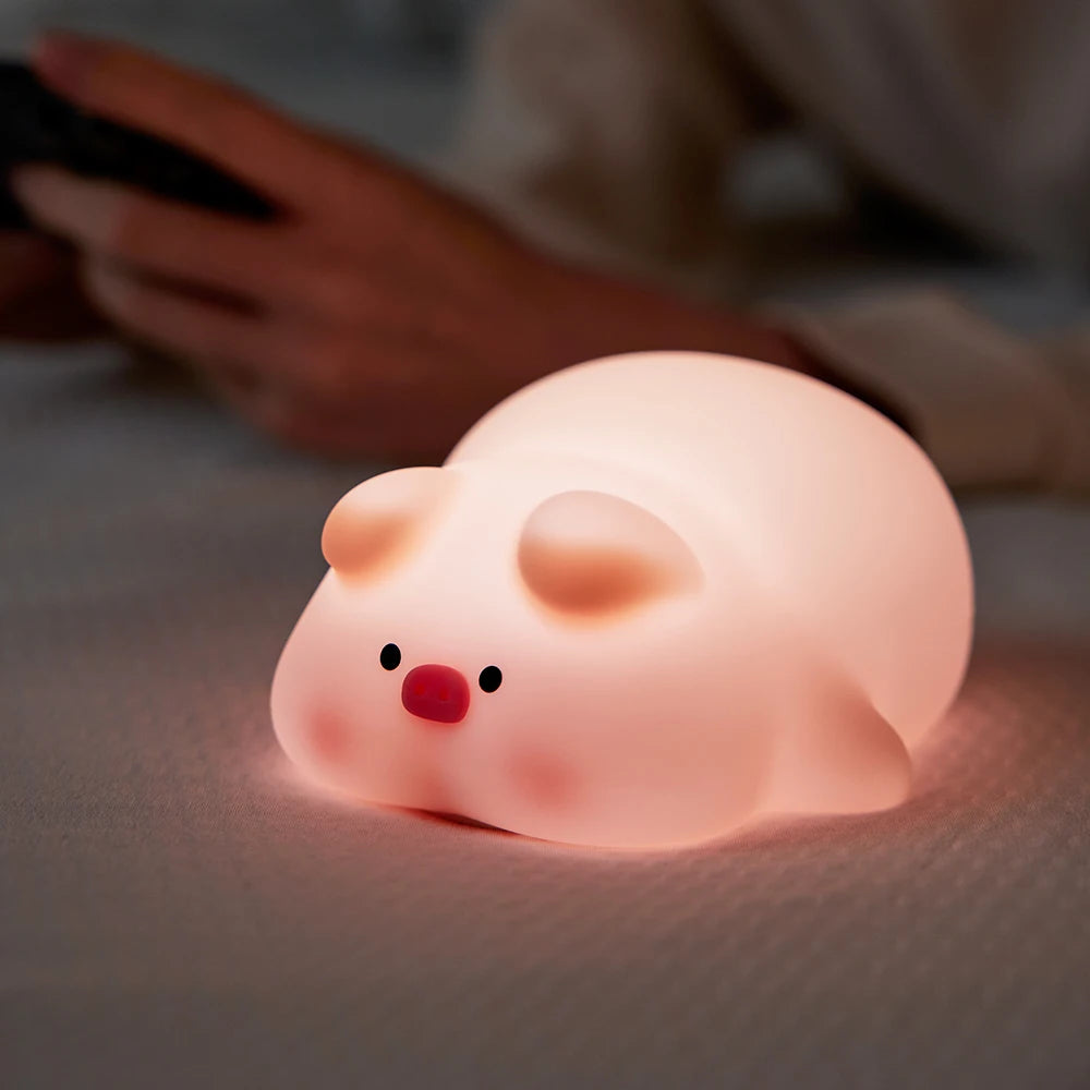 Cute Piggy Night Light
