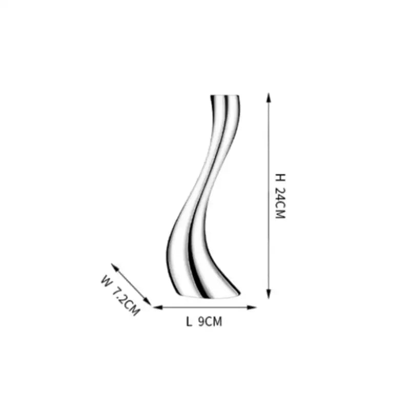 Swan Neck Candlestick
