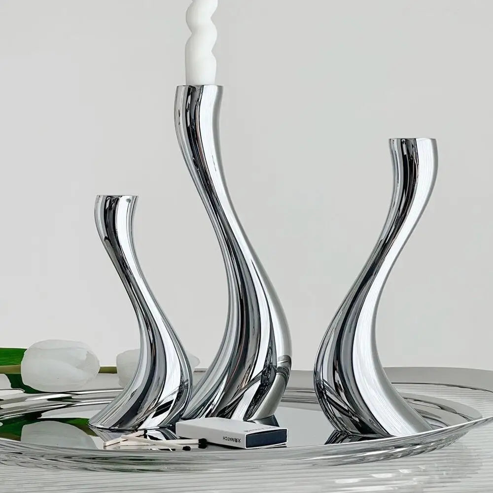 Swan Neck Candlestick
