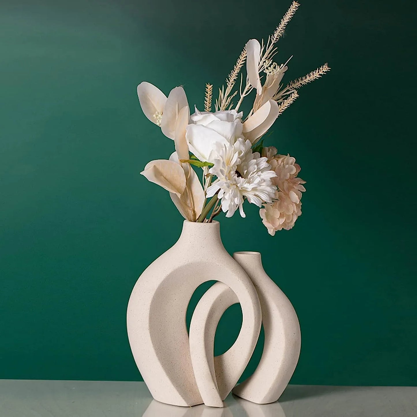 Unique Set of Ceramic Vases