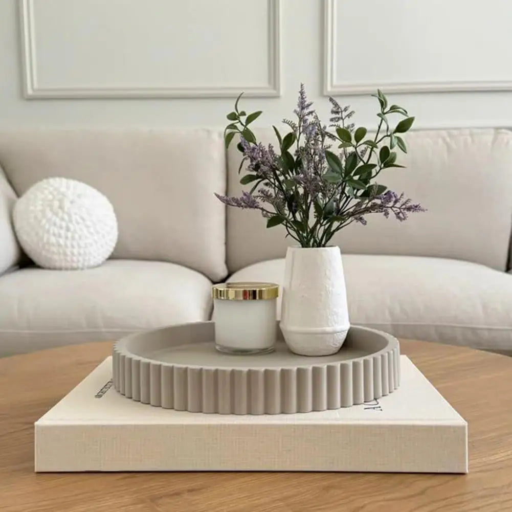 Round Decorative Tray