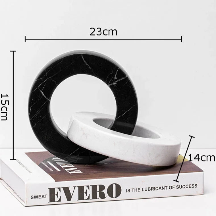Marble Ring Knot Decor