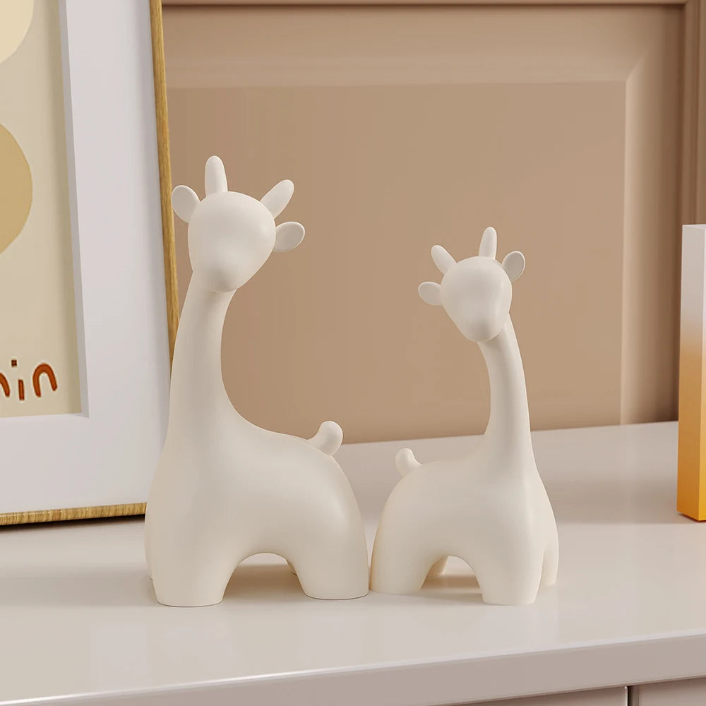 Adorable Giraffe Statues