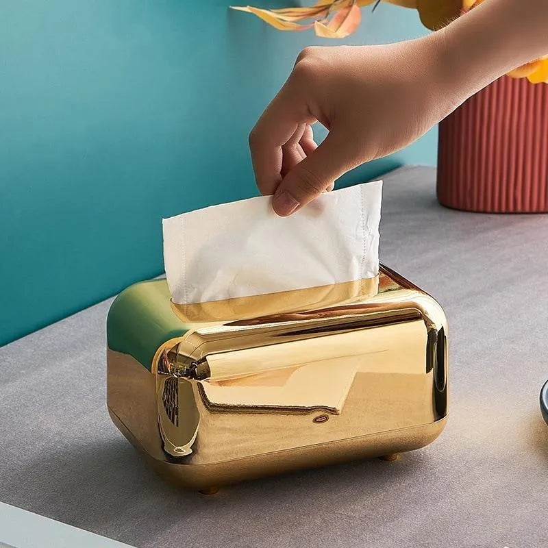Golden Luxury Tissue Napkin Holder