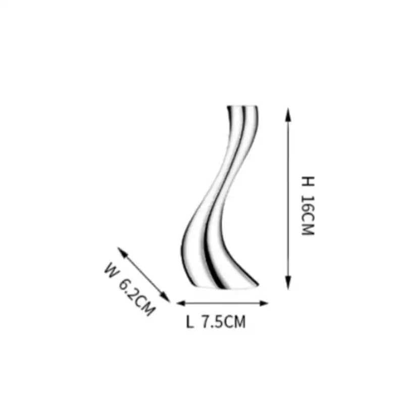 Swan Neck Candlestick