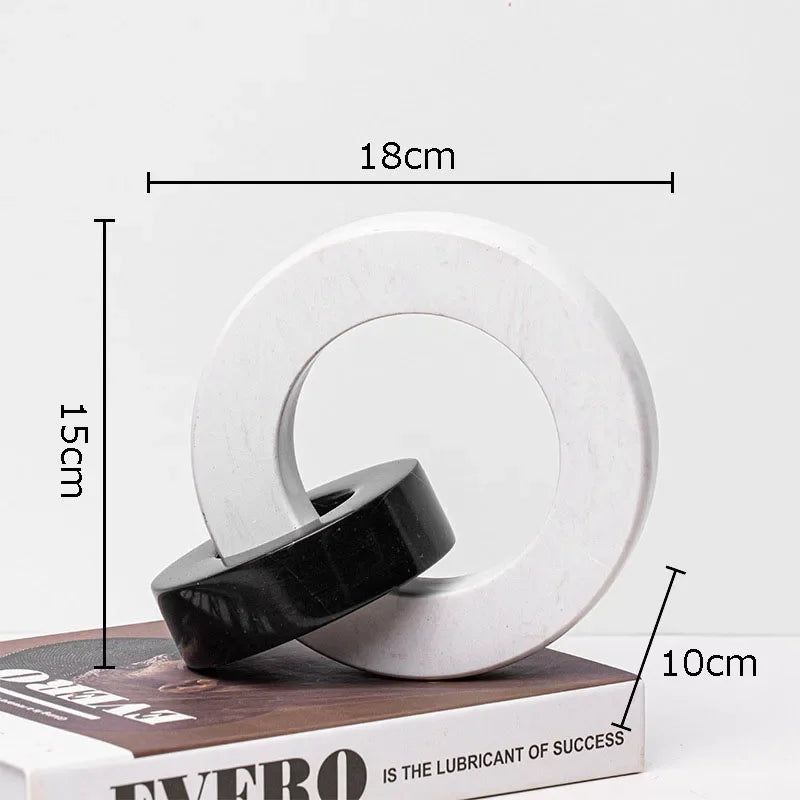 Marble Ring Knot Decor