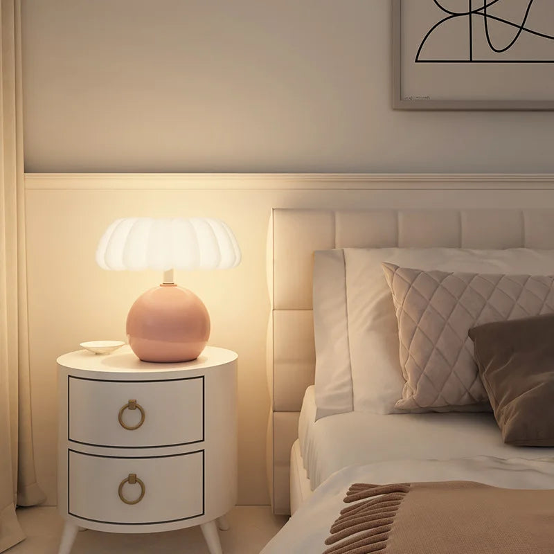Cloud Cream Table Lamp