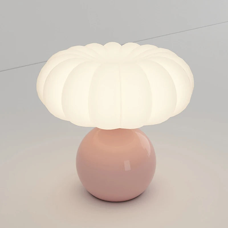 Cloud Pink Cream Table Lamp