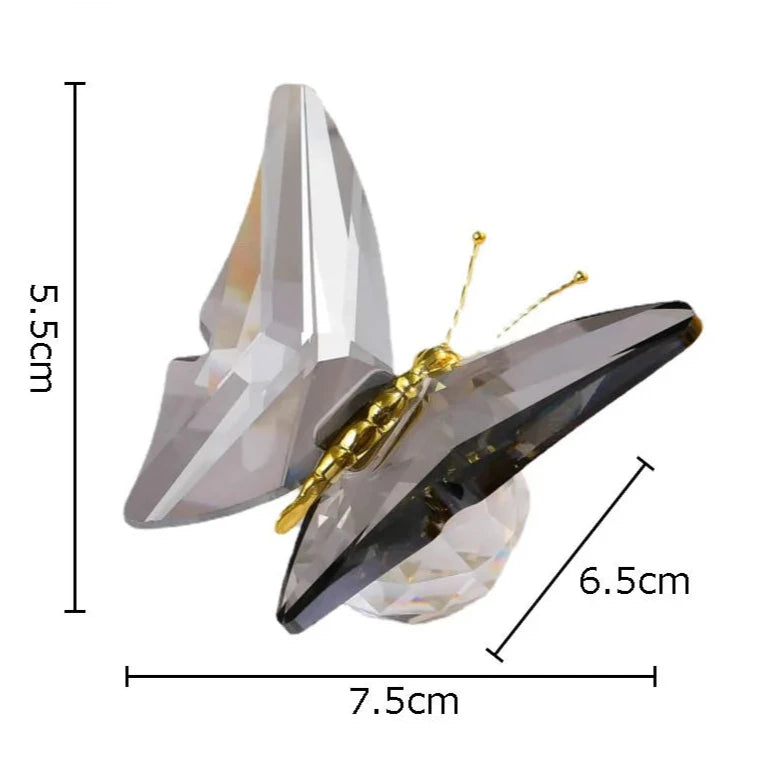 Crystal Butterfly Decor