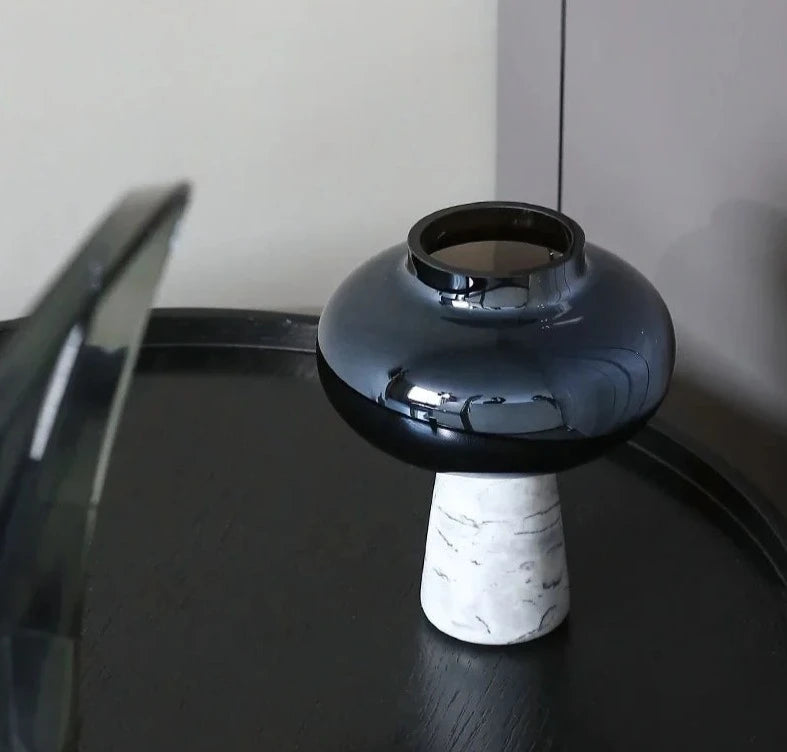 Marble Glass Vase