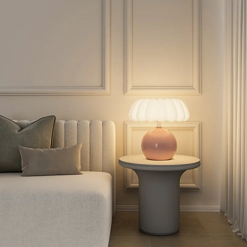Cloud Cream Table Lamp