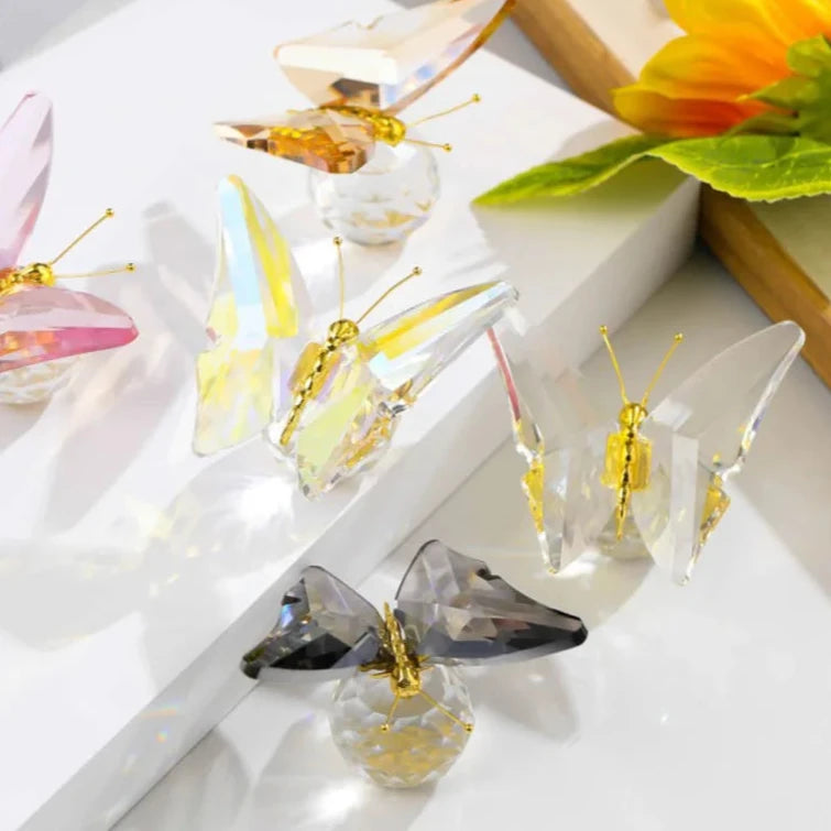 Crystal Butterfly Decor