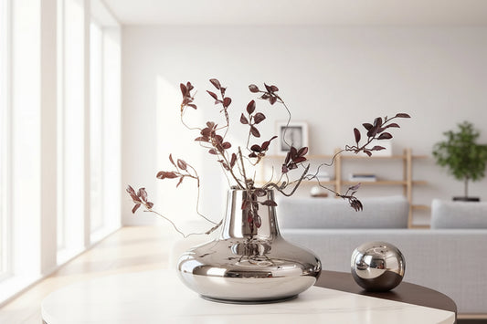 Modern minimalist vase interior decor 