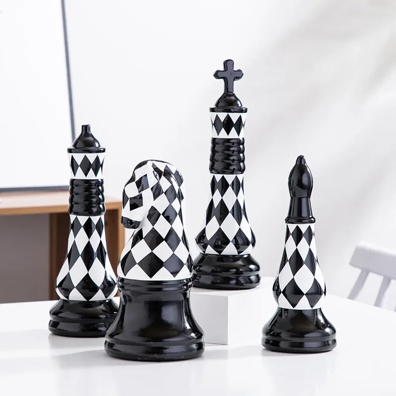 decorative chess set modern coffee table decor