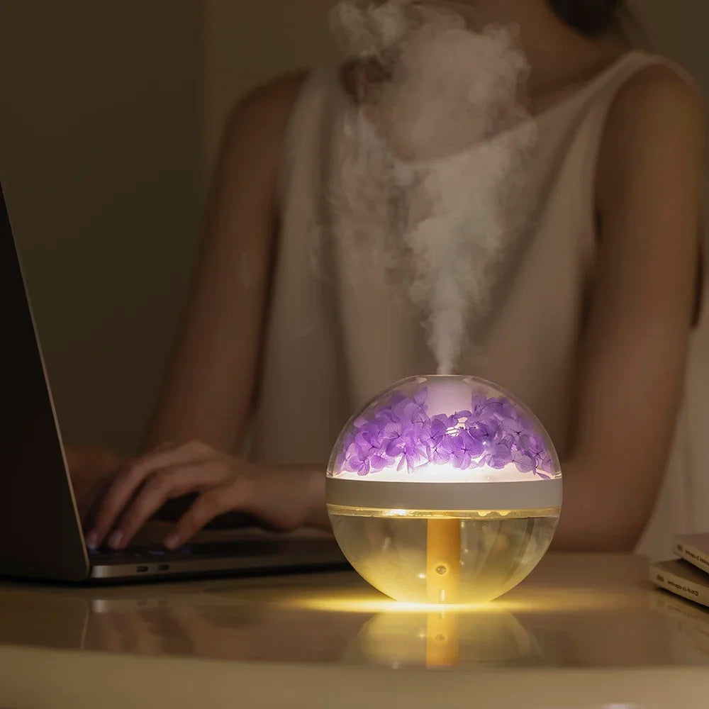 Purple Flowery Air Humidifier