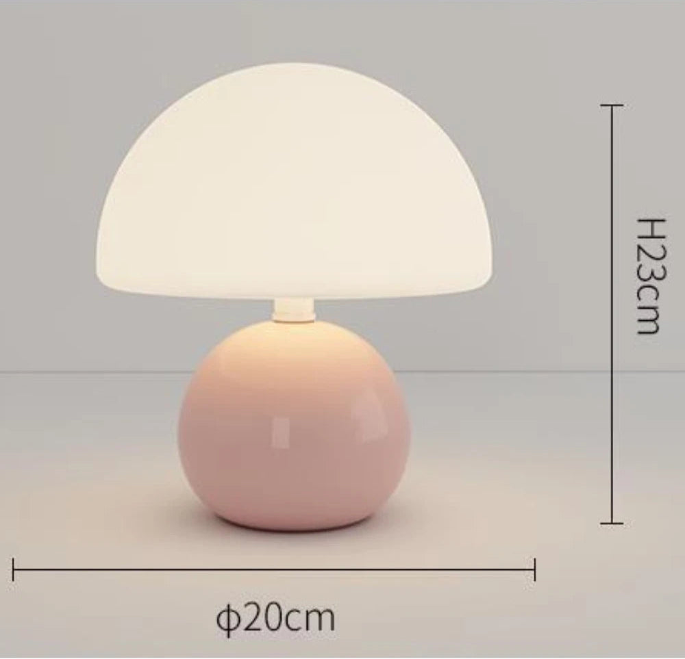 Timeless Pink Cream Table Lamp