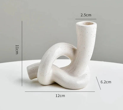 Modern Ceramic Candlestick Holder