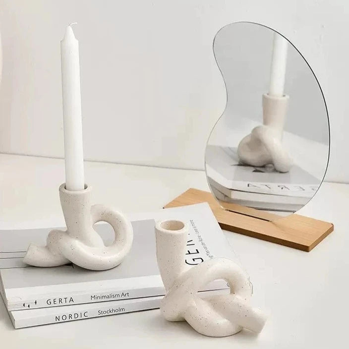 Modern Ceramic Candlestick Holders