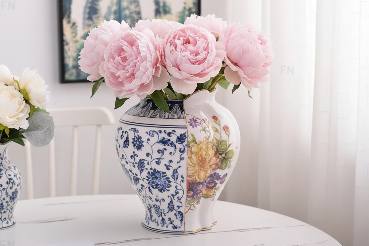 Artistic decorative vase modern interior